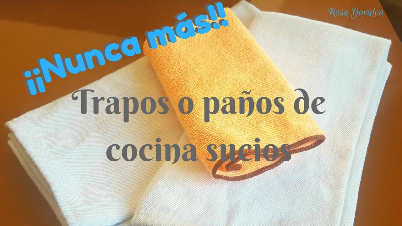 Maneras para limpiar los trapos y toallas de la cocina para