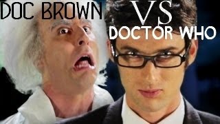 Video thumbnail of "Doc Brown VS Doctor Who - Lyrics. Epic Rap Battles of History Season 2."