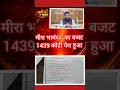 मीरा भायंदर महानगरपालिका का 1439 करोड़ का बजट पेश