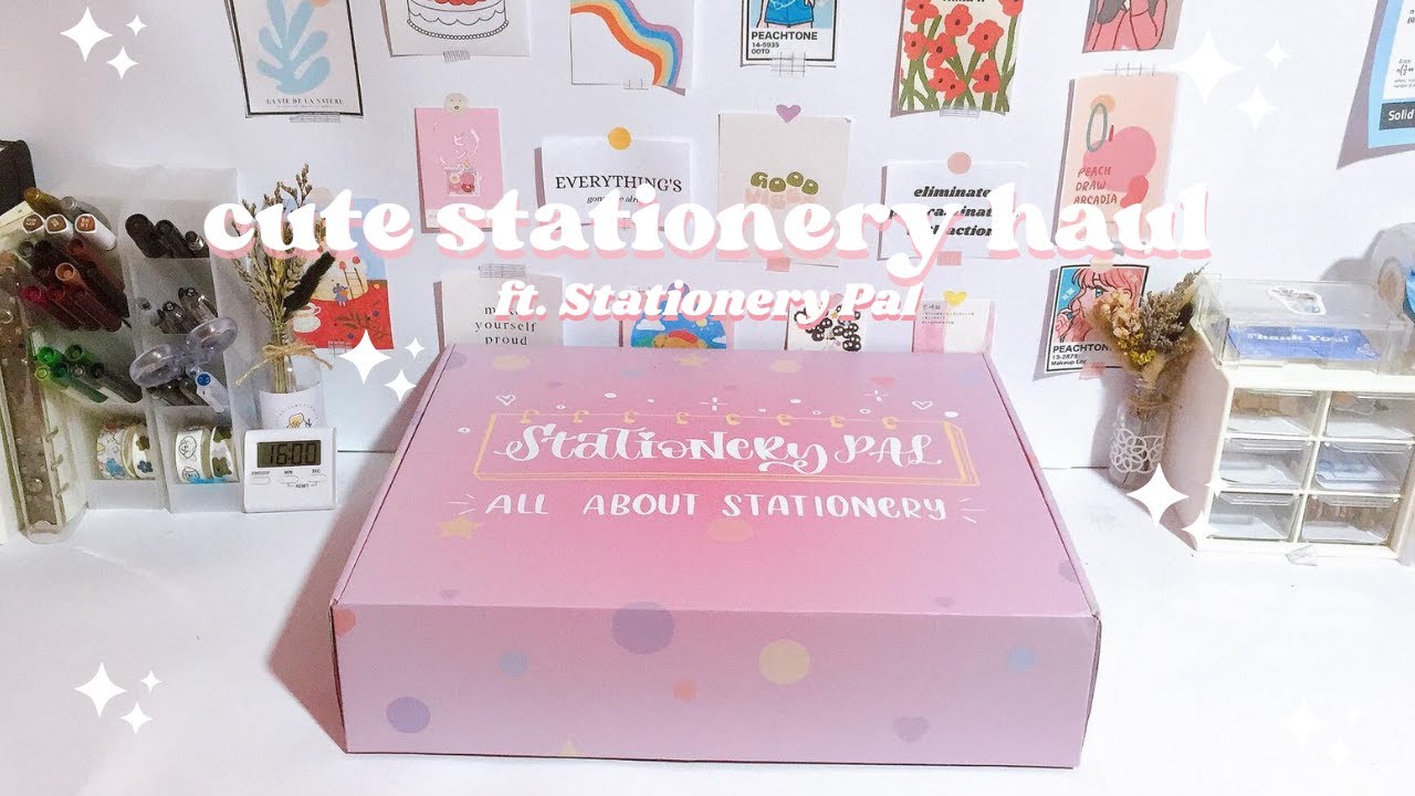 CUTE stationery haul ft. stationery pal l back to school 📚 + giveaway l