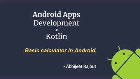 Basic Calculator in Android Kotlin