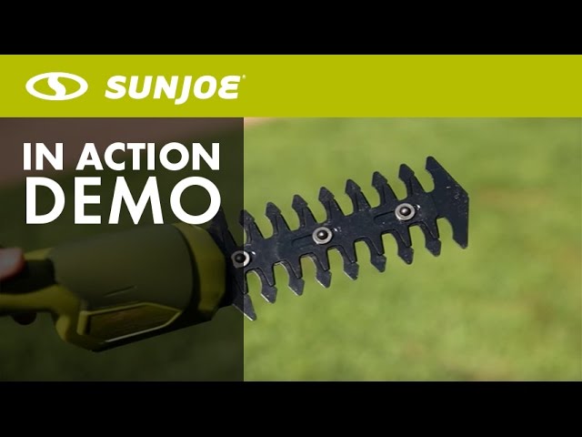 sun joe cordless hedge trimmer