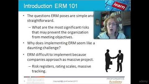 Enterprise Risk Management (ERM) 101 - learn Compliance