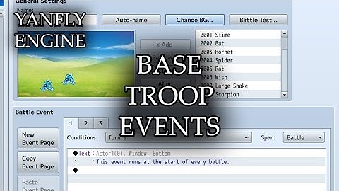 YEP.15 - Base Troop Events - RPG Maker MV