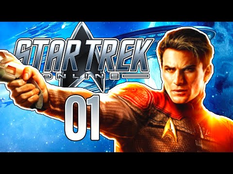 Star Trek Online Gameplay Part 1 (Starfleet) | Adventuring Into An Older MMORPG