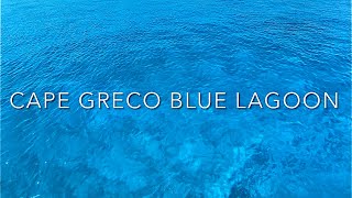 CAPE GRECO BLUE LAGOON CAVO GRECO CYPRUS 4K 60 FPS