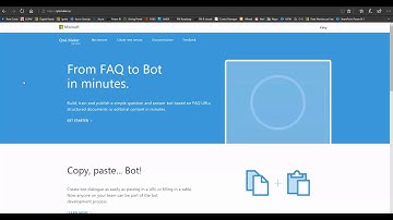 From FAQ to Bot in minutes