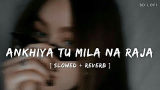 Akhiyan Tu Mila Na Raja (Slowed Reverb) | MR. Lova Lova | Ishq | SD Lofi