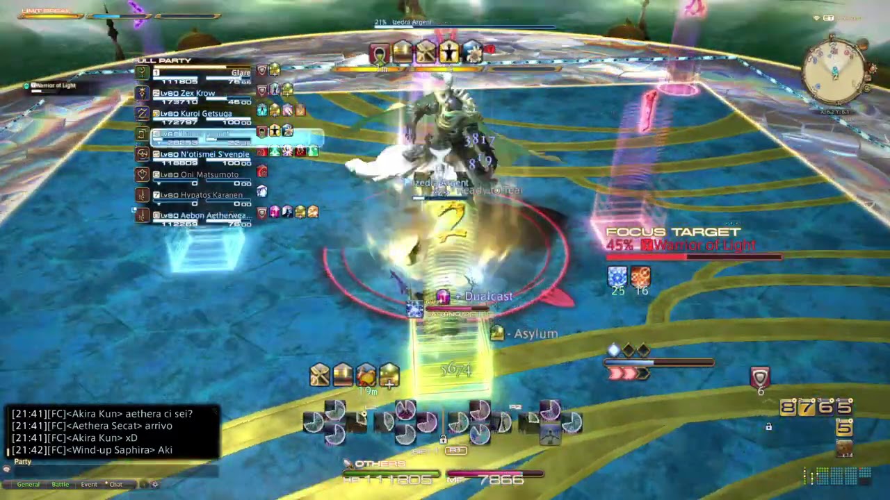 FF14 seat of sacrifice EX WHM kill YouTube