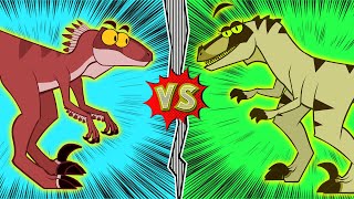 Batailles de Dinosaures Part 4 | Velociraptor VS Megaraptor | JE SUIS UN DINOSAURE