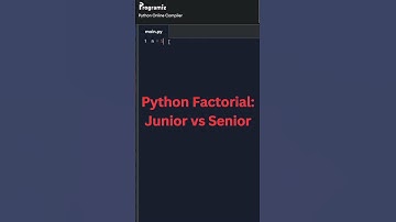 Factorial of a Number in Python - Python Tutorial