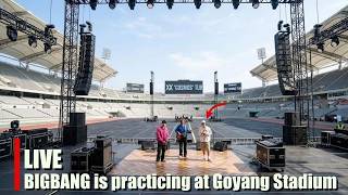 LIVE BIGBANG at Goyang Stadium + surprise G-Dragon,Taeyang,and Daesung for tomorrow's World Tour.