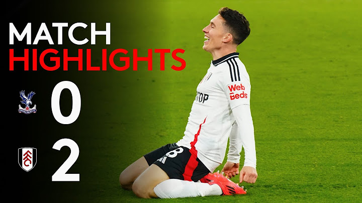 HIGHLIGHTS | Crystal Palace 0-2 Fulham | Two On The Spin 😤