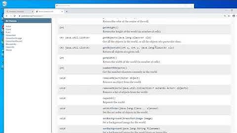 8/9 - Greenfoot library and how to get help