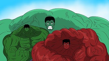 HULK 2003 VS HULK 2008 VS RED HULK ANIMATION HULKVERSE