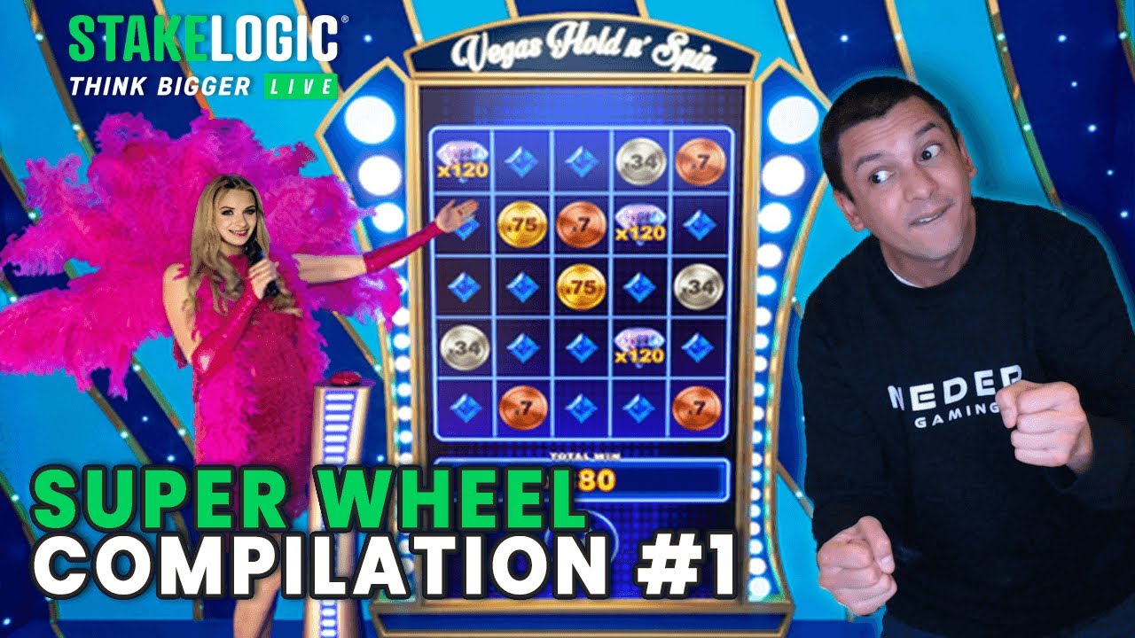 Stakelogic Super Wheel Compilation 1 Live Casino Slots with Money