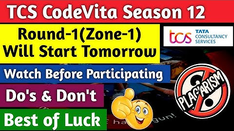 Codevita Round-1 will start tomorrow ✅|Do