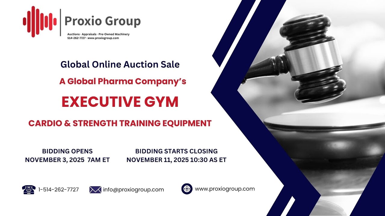 EXECUTIVE GYM AUCTION SALE