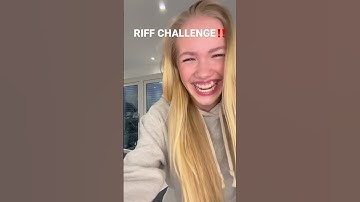 Thumbnail of DONT YOU WORRY BOUT A THING RIFF CHALLENGE‼️❤️#riffchallenge #shorts #FreyaSkye