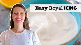 Easy Royal Icing Recipe  Perfect for Gingerbread Houses and more