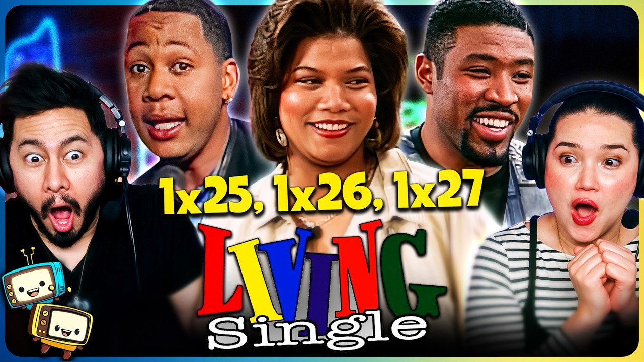 LIVING SINGLE (1993) 1x25, 1x26 & 1x27 REACTION! | Queen Latifah | Kim Coles w/ Jaby Koay