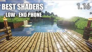 *BEST* NO LAG SHADERS FOR LOW END PHONES | Minecraft PE 1.16.201 MCPE | Hex Gaming |