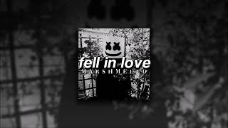 Marshmello + Brent Faiyaz, Fell In Love | sped up | Resimi