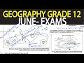 GEOGRAPHY GRADE 12 JUNE EXAMS  2023 [THUNDEREDUC] BY S.JAFAR