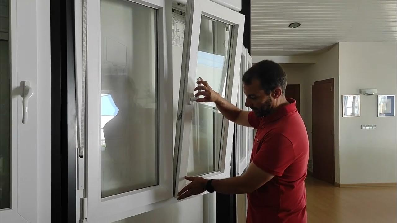 Como arreglar ventana oscilobatiente caída o descolgada 