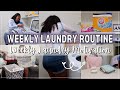 NEW WEEKLY LAUNDRY ROUTINE 2021 | EXTREME LAUNDRY MOTIVATION | REALISTIC LAUNDRY ROUTINE