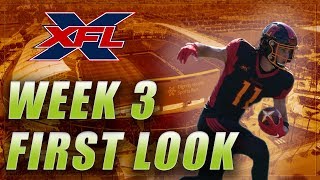 DRAFTKINGS XFL DFS WEEK 3 FIRST LOOK LINEUP & TOP VALUE PLAYS