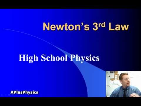 High School Physics - Newton's 3rd Law