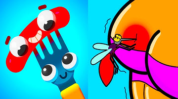 Help Me Tricky Story  vs Fork N Sausage 😱🙄🤪😱 Hard Levels Challenge Walkthrough Gameplay Ep0647