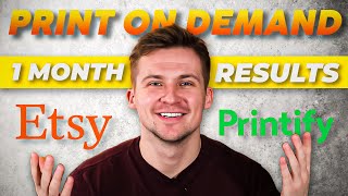 1 Month Print On Demand Beginner Results ($0-$10,000 EP.4)