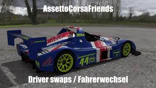 Driver swaps in Assetto Corsa
