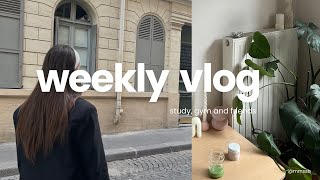 weekly vlog dans ma vie d’étudiante l communication, gym et copines