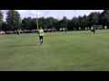 Dennis Bergkamp scores wondeful goal in Ajax training session