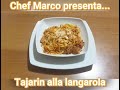 Tajarin Alla Langarola рџЌќ Tajarin Alla Langarola рџЌќ