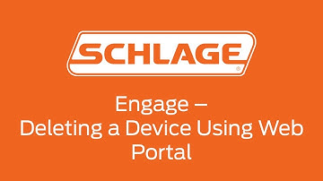 How to delete a device from the Engage web portal