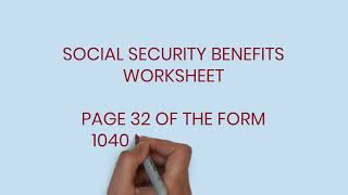 How to prepare your 2022 Form 1040SR tax return with social security income