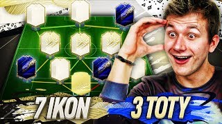 DRAFT IKON i 3 KARTY TOTY! NAJLEPSZY DRAFT! FIFA 20