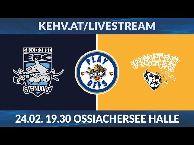 KEHV Playoff Halbfinale - ESC SoccerZone Steindorf - USC Pirates Velden