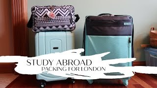 STUDY ABROAD Packing for London!