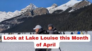 VISITING THE FAMOUS LAKE LOUISE IN ALBERTA #canada #familyvlog #lake #lakeview #lakelouise #alberta