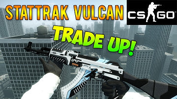 CS GO - StatTrak Factory New AK-47 Vulcan Skin Trade Up Attempts!