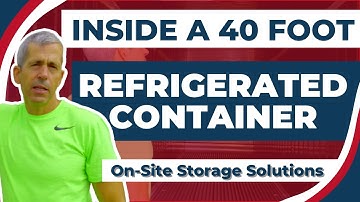 Inside A 40 Foot Refrigerated Container | 40 Foot Reefer Container | On-site Storage Solutions