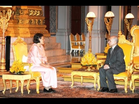 Princess Maha Chakri Sirindhorn During The Royal visit to the Kingdom of Cambodia TVK