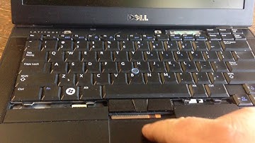 How to remove, and install a new keyboard in a Dell Latitude E6410