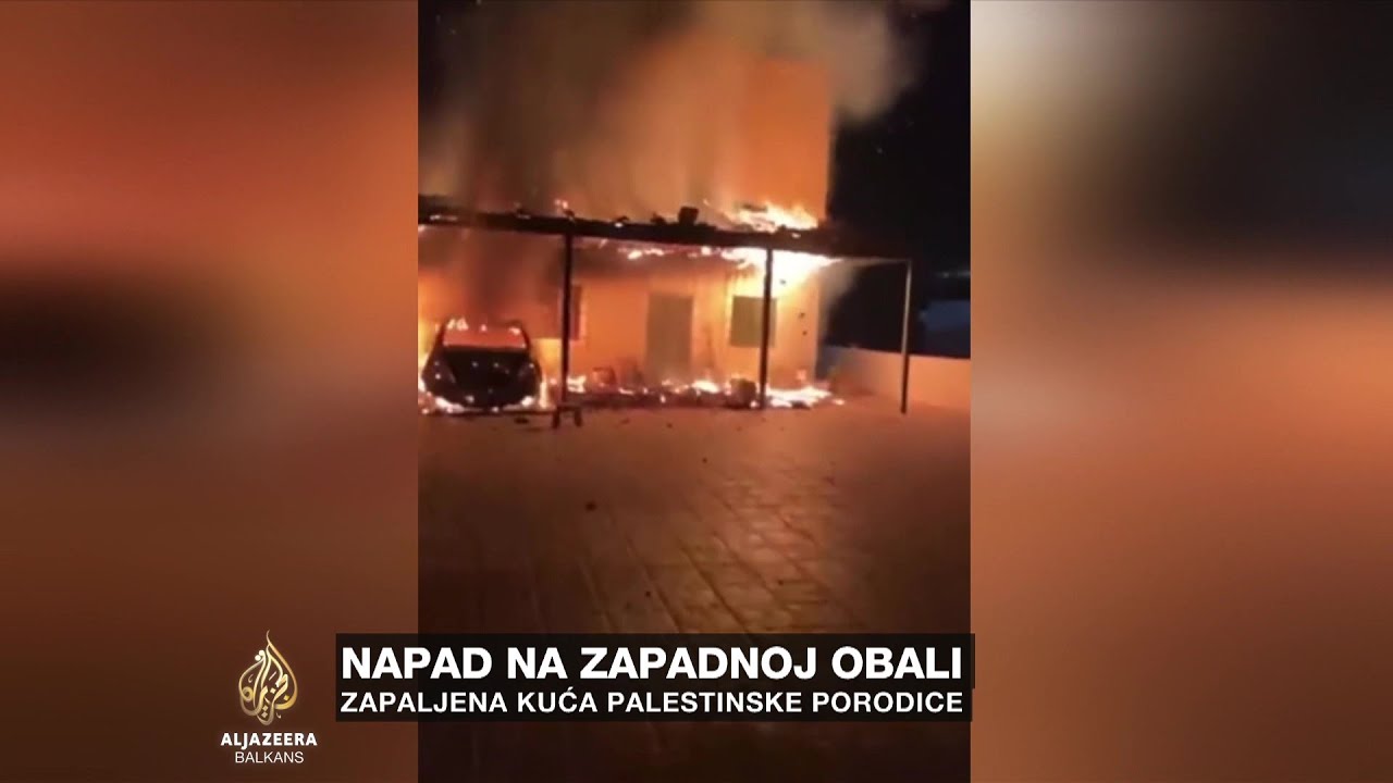 أضرم مستوطنون إسرائيليون النار في منزل عائلة فلسطينية