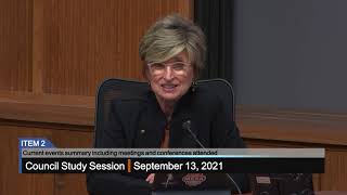 Council Study Session - 9/13/2021